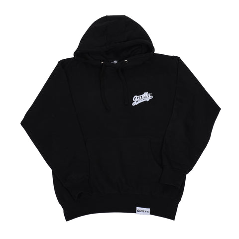 Embroidered Logo Hoody [Black]