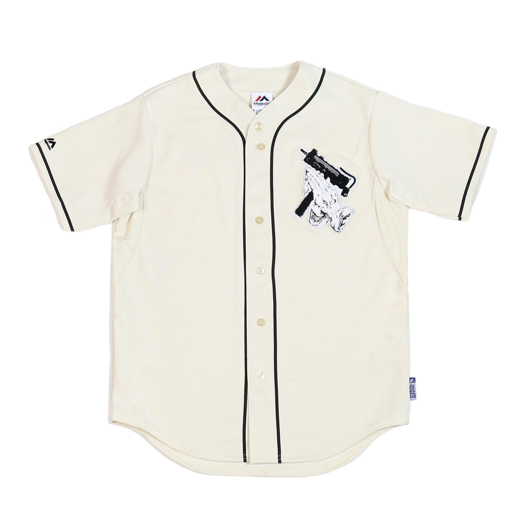 Pray Baseball Jersey [Cream/Black] – Guilty Conscience Clothing Company